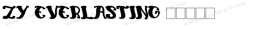 ZY everlasting字体转换